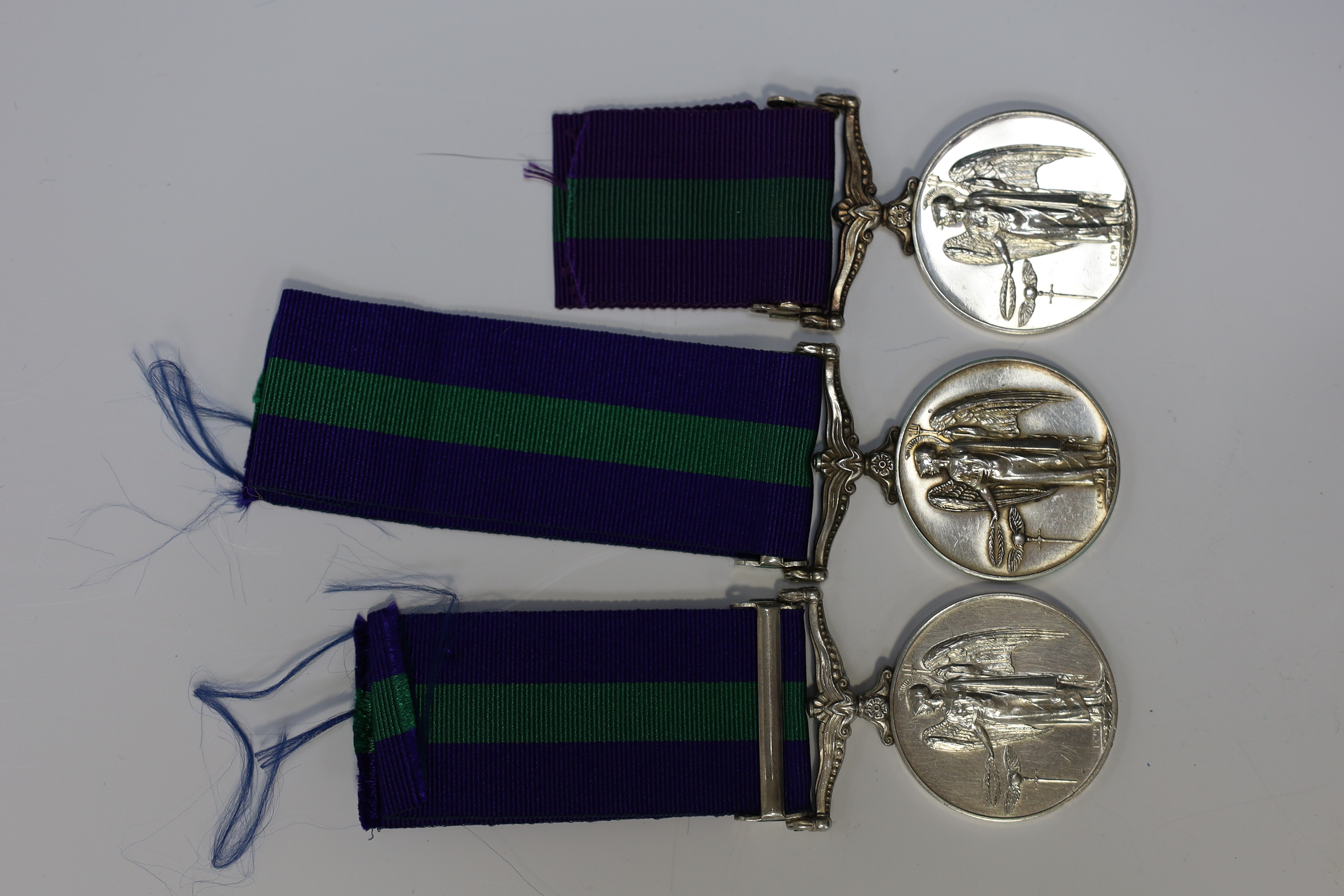 Three ERII General Service Medals